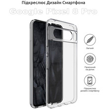 Чехол BECOVER для Google Pixel 8 Pro Transparent (710141)