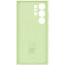 Чехол SAMSUNG Silicone Case для SAMSUNG Galaxy S24 Ultra Light Green (EF-PS928TGEGWW)