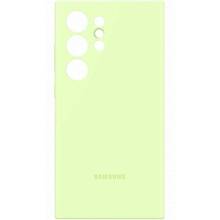 Чехол SAMSUNG Silicone Case для SAMSUNG Galaxy S24 Ultra Light Green (EF-PS928TGEGWW)