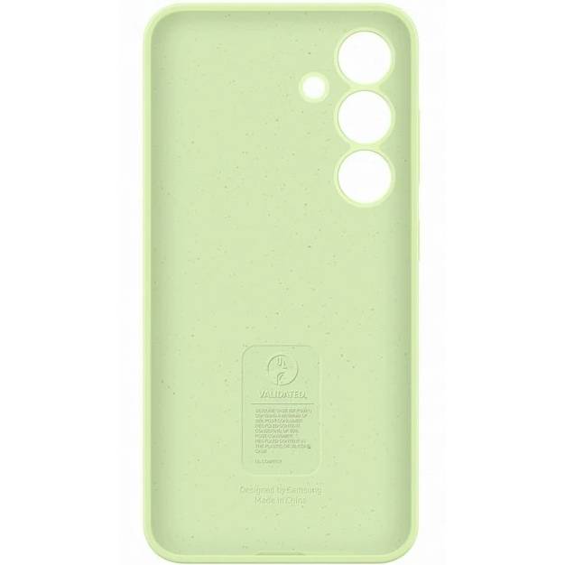 Чехол SAMSUNG Silicone Case для SAMSUNG Galaxy S24 Light Green (EF-PS921TGEGWW) Цвет зеленый