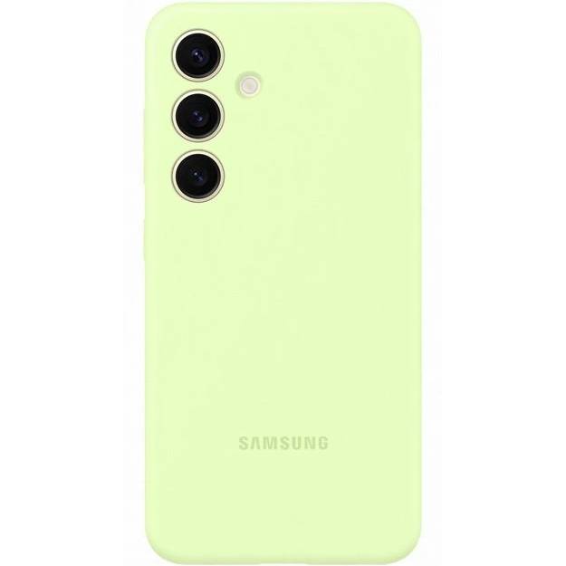 Чехол SAMSUNG Silicone Case для SAMSUNG Galaxy S24 Light Green (EF-PS921TGEGWW)