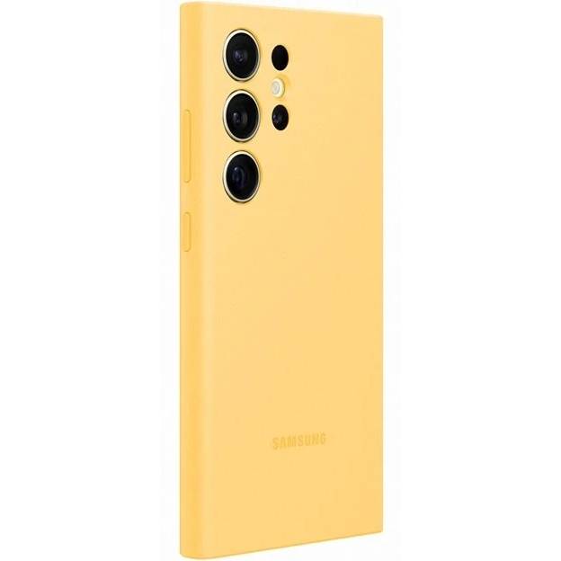 Чохол SAMSUNG Silicone Case для SAMSUNG Galaxy S24 Ultra Yellow (EF-PS928TYEGWW) Колір жовтий