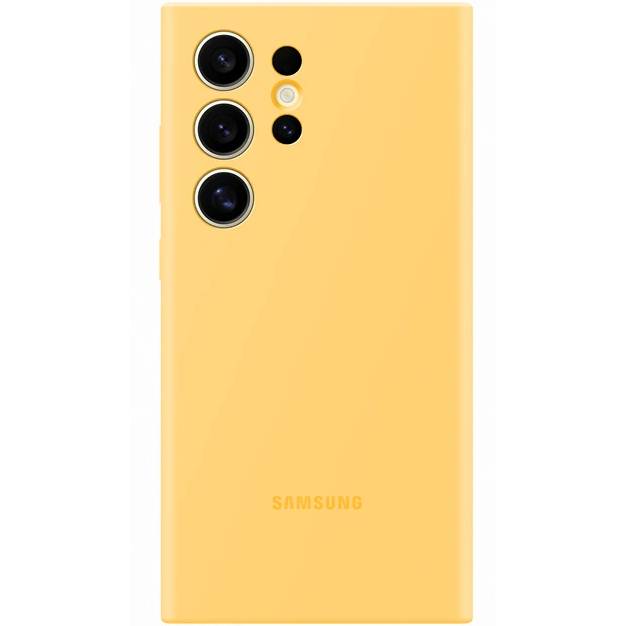 Чохол SAMSUNG Silicone Case для SAMSUNG Galaxy S24 Ultra Yellow (EF-PS928TYEGWW)