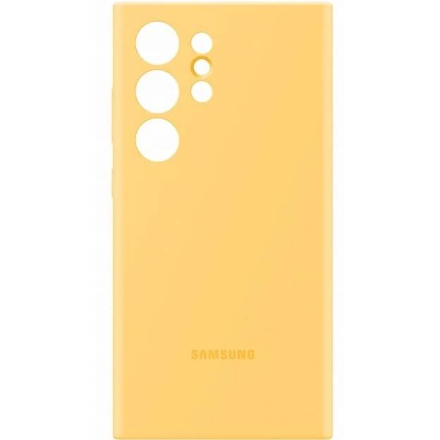 Чохол SAMSUNG Silicone Case для SAMSUNG Galaxy S24 Ultra Yellow (EF-PS928TYEGWW) Тип чохол-накладка