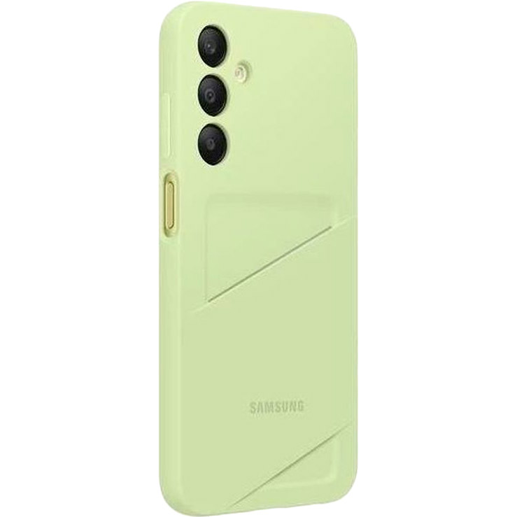 Чехол SAMSUNG Card Slot Case для Samsung Galaxy A25 Lime (EF-OA256TMEGWW) Материал полиуретан