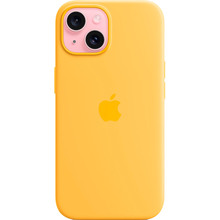 Днепр - Чехол APPLE Silicone Case with MagSafe для APPLE iPhone 15 Sunshine (MWNA3ZM/A)