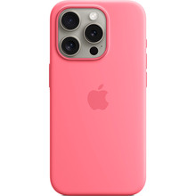 Чохол APPLE Silicone Case with MagSafe для APPLE iPhone 15 Pro Pink (MWNJ3ZM/A)