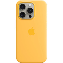 Чохол APPLE Silicone Case with MagSafe для APPLE iPhone 15 Pro Sunshine (MWNK3ZM/A)