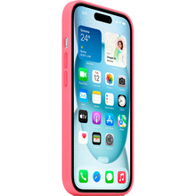 Чехол APPLE Silicone Case with MagSafe для APPLE iPhone 15 Pro Max Pink (MWNN3ZM/A)