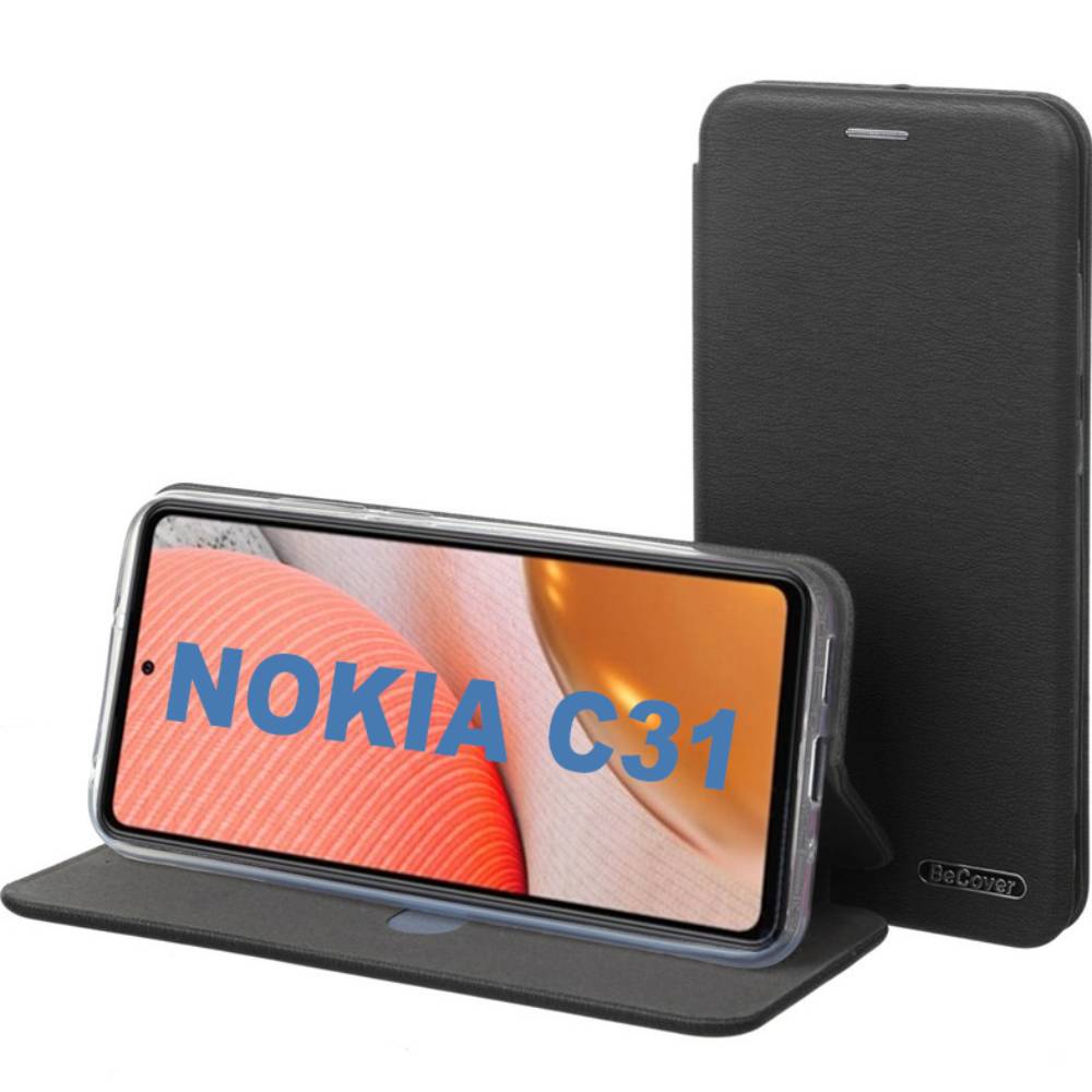 Чехол BECOVER Exclusive для Nokia C31 Black (710245)