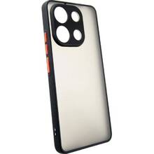 Чехол DENGOS Matt для Xiaomi Redmi Note 13 4G Черный (DG-TPU-MATT-140)