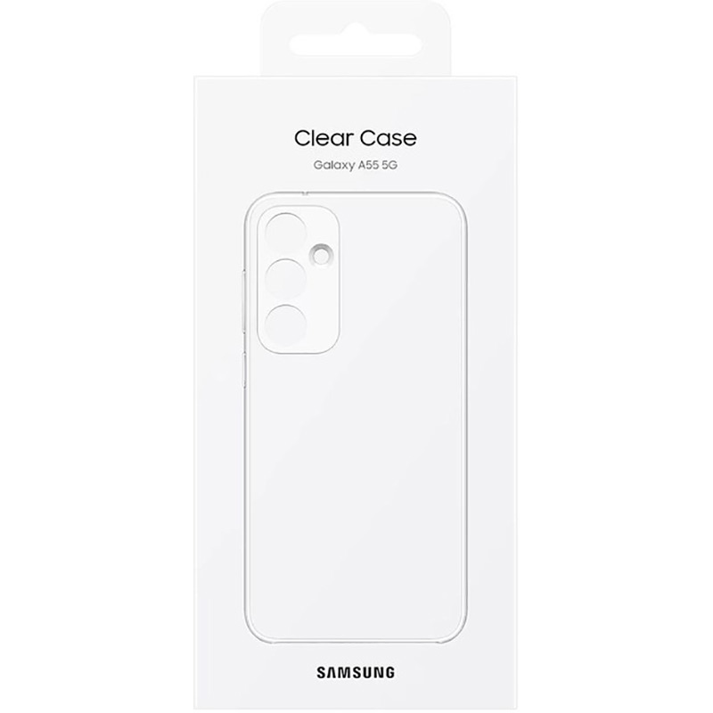Чохол SAMSUNG Clear Case для Samsung Galaxy A55 Transparent (EF-QA556CTEGWW) Сумісність за моделлю Samsung Galaxy A55