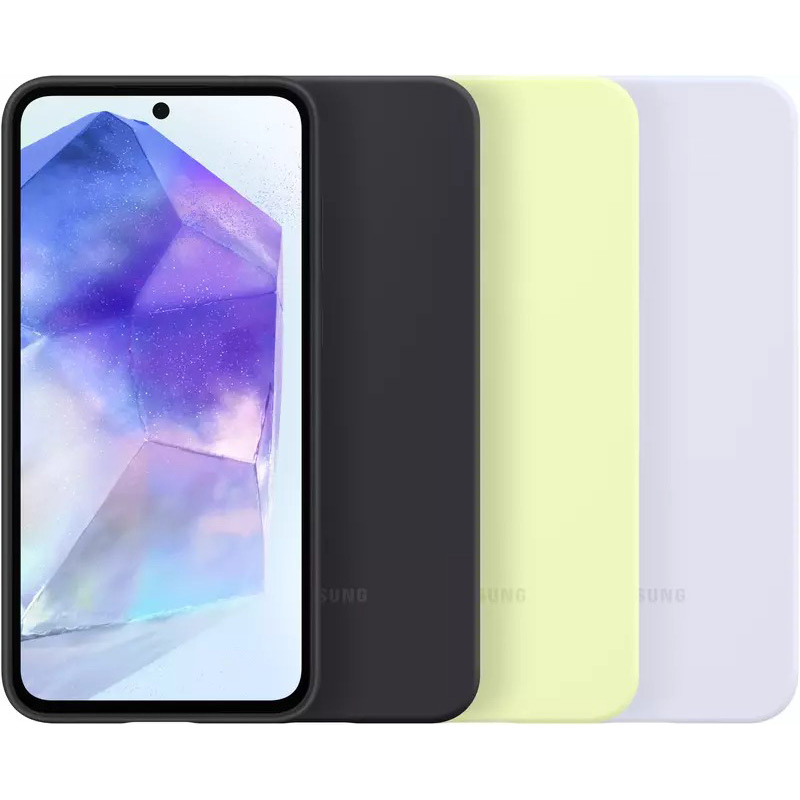 Внешний вид Чехол SAMSUNG Silicone Case для Samsung Galaxy A55 Blue (EF-PA556TLEGWW)