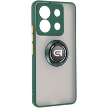 Дніпро - Чохол ARMORSTANDART Frosted Matte Ring для Xiaomi Redmi Note 13 Pro 5G/Poco X6 5G Dark Green (ARM72725)