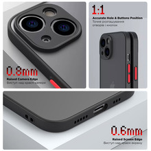Чехол ARMORSTANDART Frosted Matte для Xiaomi Redmi Note 13 5G Black (ARM71881)