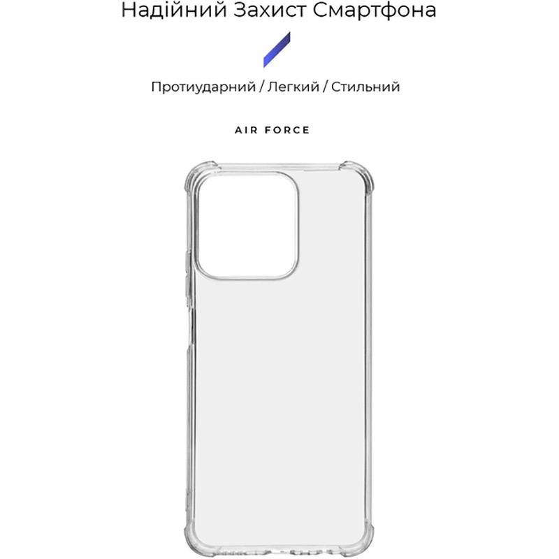 Чохол ArmorStandart Air Force для Realme C51/C53/Note 50 Transparent (ARM72821) Сумісність за моделлю Realme C51