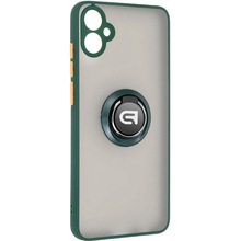 Чохол Панель ArmorStandart Frosted Matte Ring для Samsung Galaxy A05 (A055) Dark Green (ARM72761)