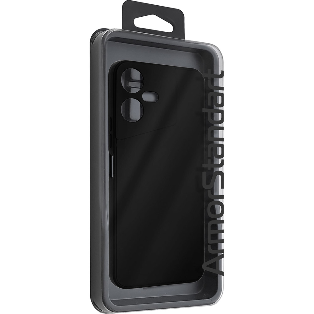 Чохол ARMORSTANDART Matte Slim Fit для Tecno POVA NEO 3 (LH6n) Camera cover Black (ARM70386) Матеріал поліуретан