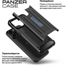 Чехол ArmorStandart Panzer для Apple iPhone 13 Black (ARM70797)