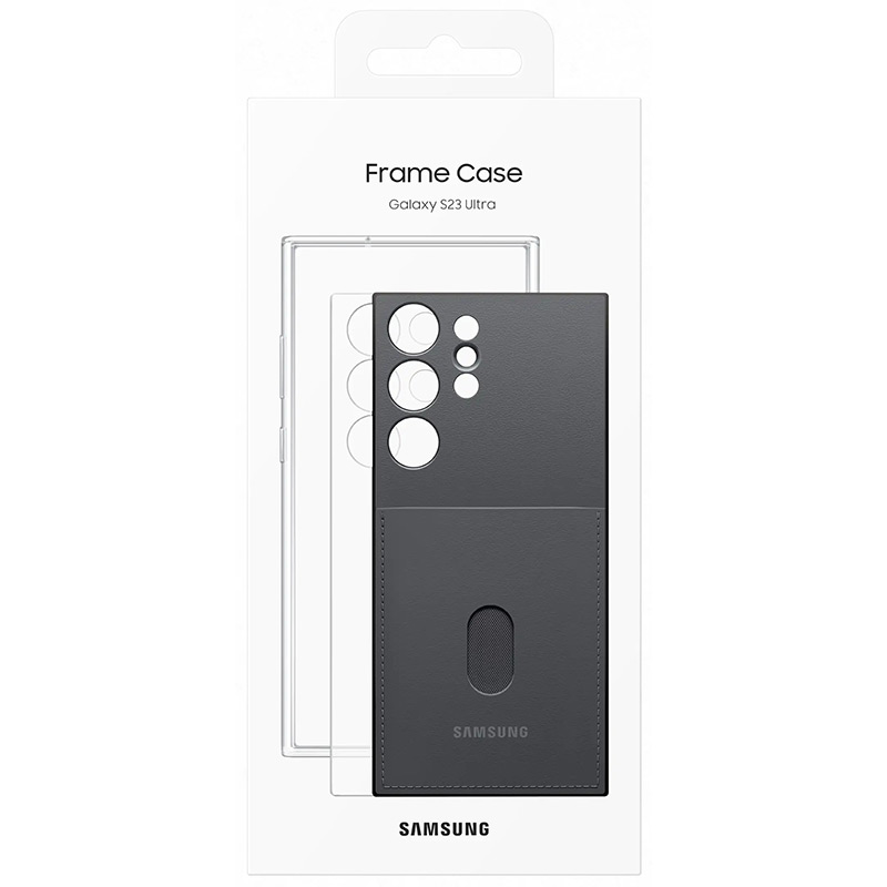 Зовнішній вигляд Чохол SAMSUNG Frame Case для SAMSUNG Galaxy S23 Ultra Black (EF-MS918CBEGRU)