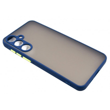 Чехол DENGOS Matt для Samsung A55 5G Blue + защитное стекло (DG-KM-93)