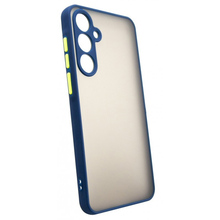 Чехол DENGOS Matt для Samsung A55 5G Blue + защитное стекло (DG-KM-93)