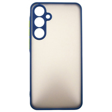 Чехол DENGOS Matt для Samsung A55 5G Blue + защитное стекло (DG-KM-93)