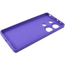 Чехол DENGOS Carbon для Xiaomi Redmi Note 13 Pro 4G Purple + защитное стекло (DG-KM-64)