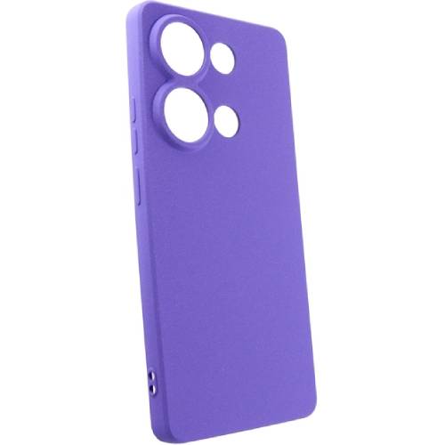 Чехол DENGOS Carbon для Xiaomi Redmi Note 13 Pro 4G Purple + защитное стекло (DG-KM-64) Тип чехол-накладка
