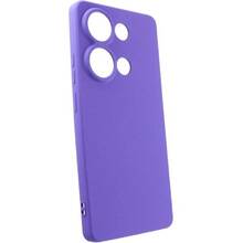 Чехол DENGOS Carbon для Xiaomi Redmi Note 13 Pro 4G Purple + защитное стекло (DG-KM-64)