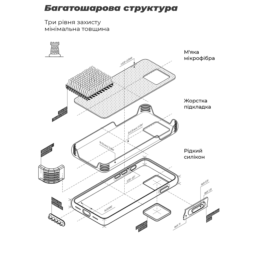 Фото Чохол ARMORSTANDART ICON Case для Samsung A25 5G (A256) Red (ARM69658)