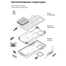 Чохол ARMORSTANDART ICON Case для Samsung A25 5G (A256) Red (ARM69658)