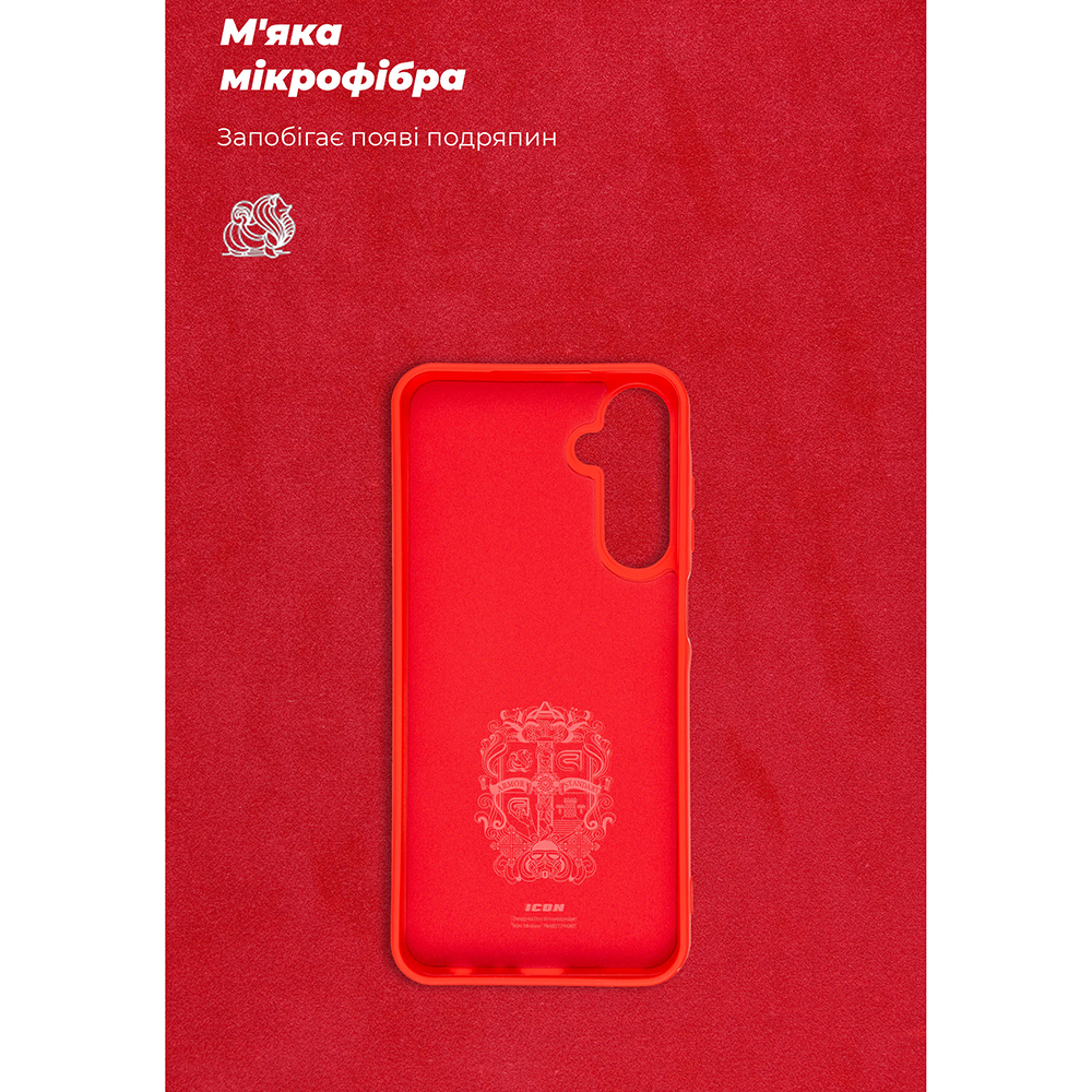 Чохол ARMORSTANDART ICON Case для Samsung A25 5G (A256) Red (ARM69658) Матеріал силікон