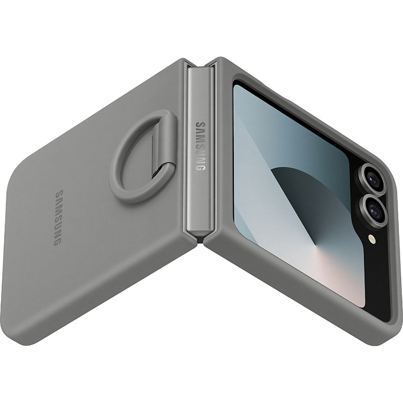 Чехол SAMSUNG Silicone Case для Samsung Galaxy Flip 6 Gray (EF-PF741TJEGUA) Тип чехол-накладка