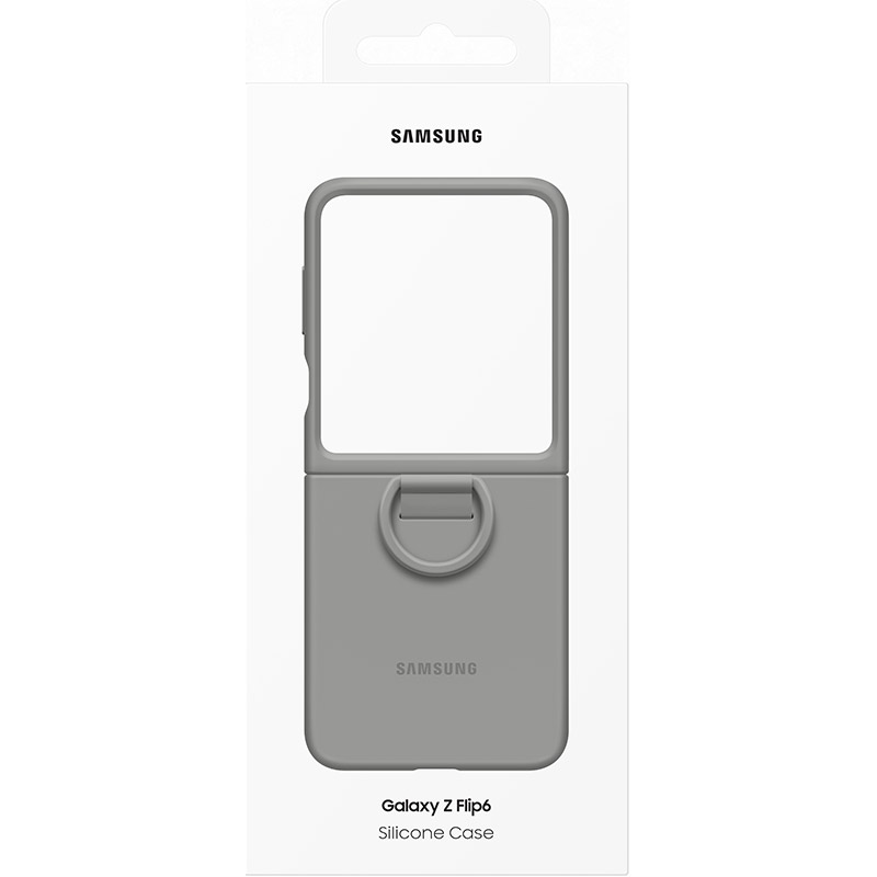 Чехол SAMSUNG Silicone Case для Samsung Galaxy Flip 6 Gray (EF-PF741TJEGUA) Материал силикон