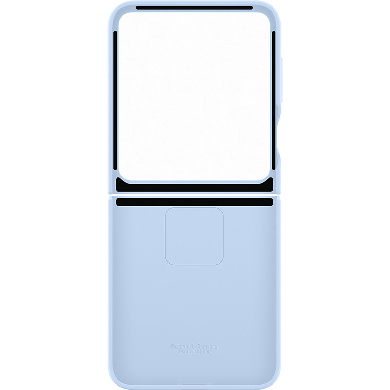 Чехол SAMSUNG Silicone Case для Samsung Galaxy Flip 6 Blue (EF-PF741TLEGUA) Материал силикон