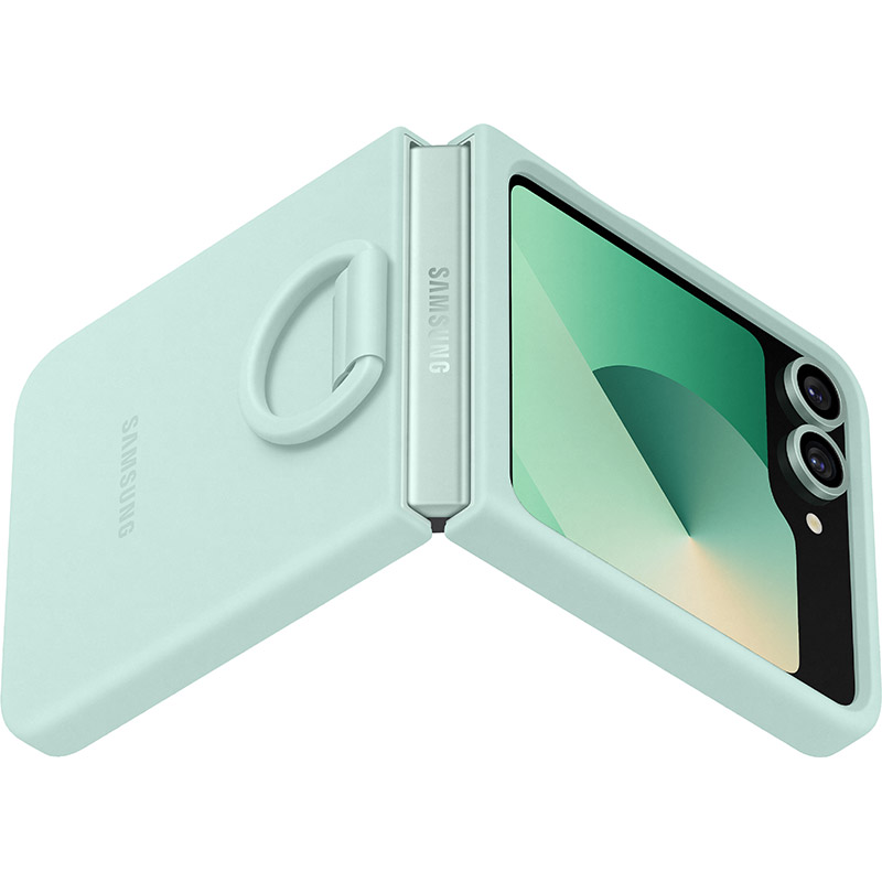 Чехол SAMSUNG Silicone Case для Samsung Galaxy Flip 6 Mint (EF-PF741TMEGUA) Цвет зеленый