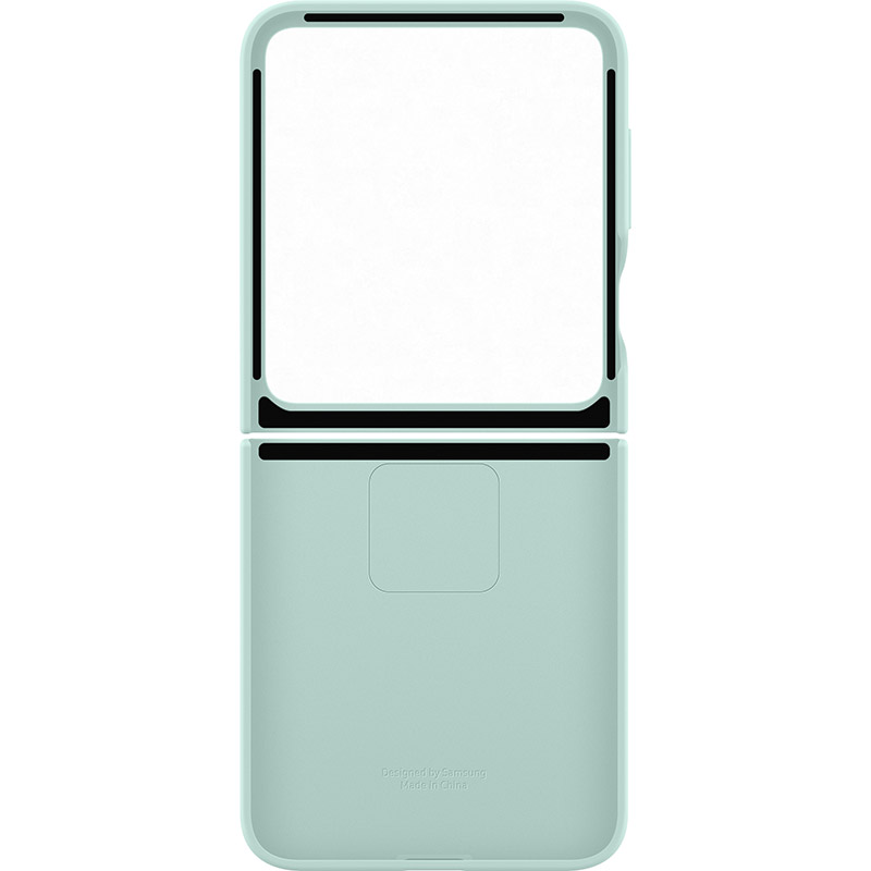 Чехол SAMSUNG Silicone Case для Samsung Galaxy Flip 6 Mint (EF-PF741TMEGUA) Материал силикон