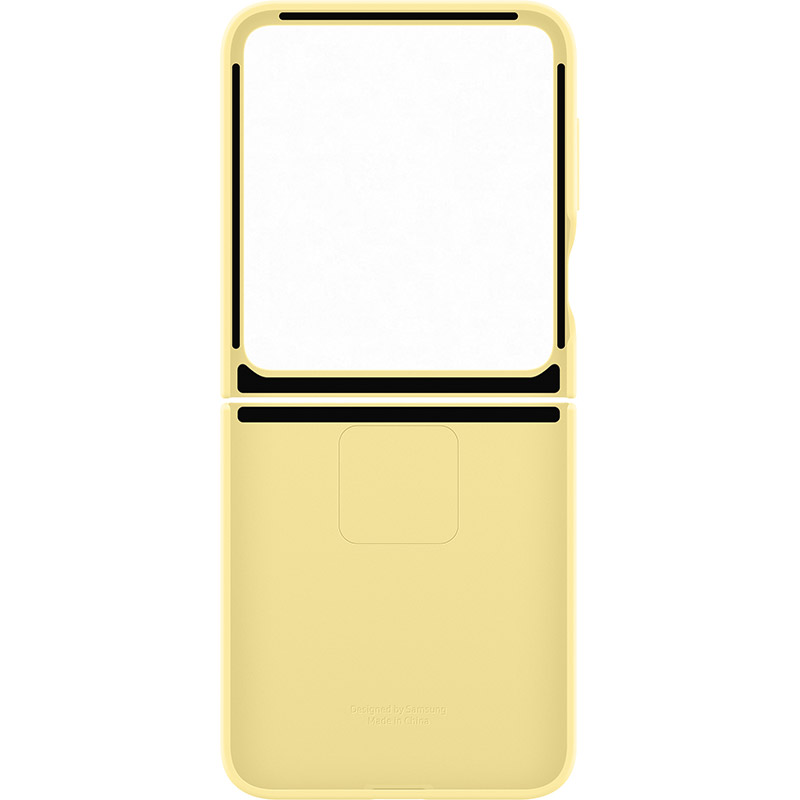 Фото Чехол SAMSUNG Silicone Case для Samsung Galaxy Flip 6 Yellow (EF-PF741TYEGUA)