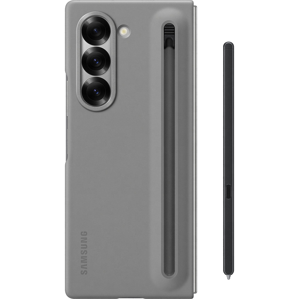 Чохол SAMSUNG S Pen Case для Samsung Galaxy Fold 6 Gray (EF-OF95PCJEGUA) Матеріал поліуретан