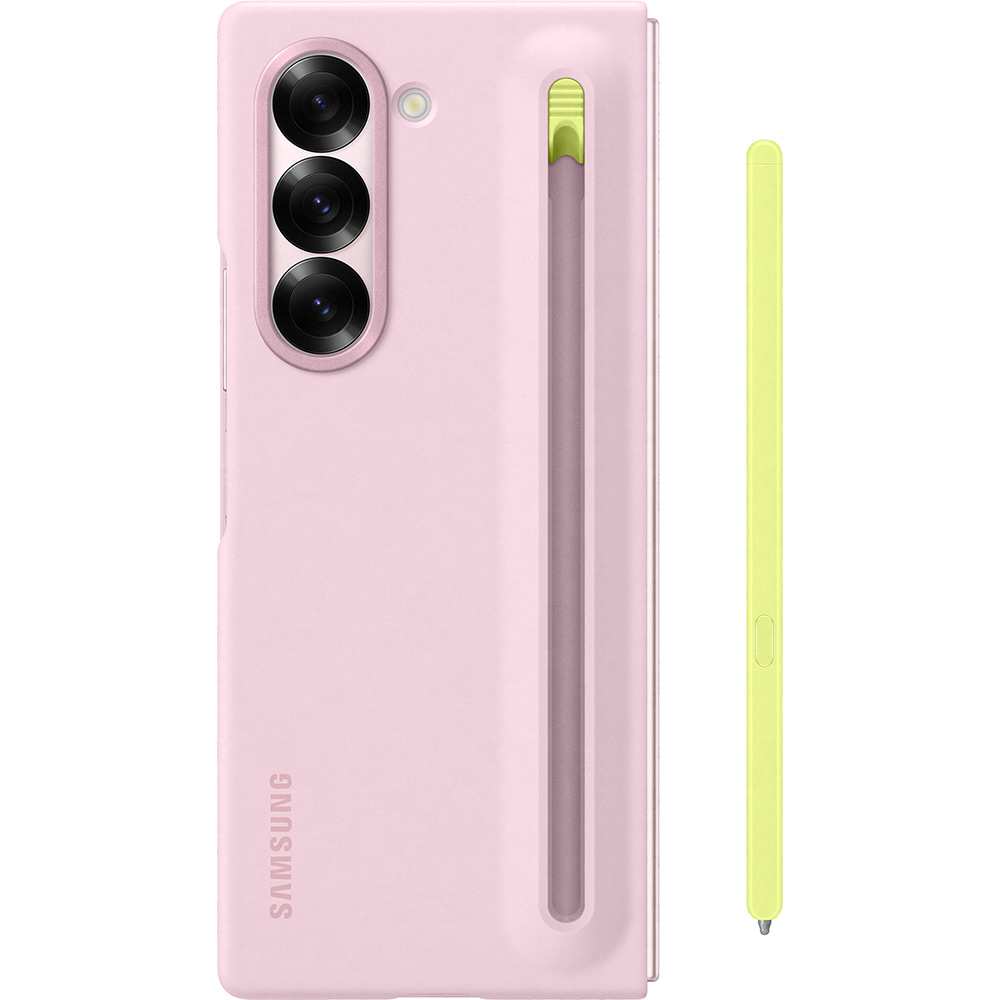 Чехол SAMSUNG S Pen Case для Samsung Galaxy Fold 6 Pink (EF-OF95PCPEGUA) Материал полиуретан