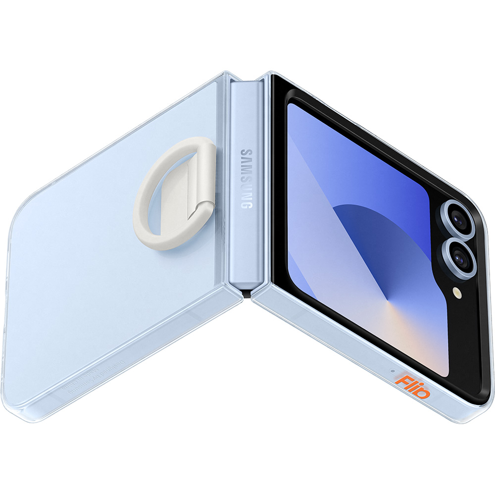 Чехол SAMSUNG Clear Case для Samsung Galaxy Flip 6 Transparancy (EF-QF741CTEGUA) Материал полиуретан