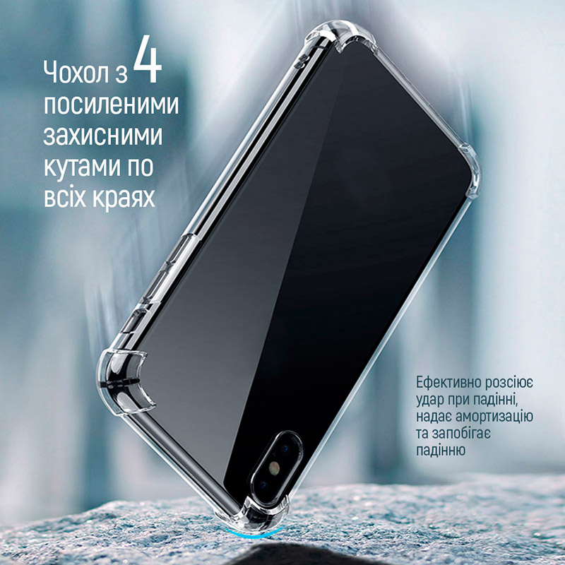 Чехол COLORWAY TPU AntiShock для OPPO Reno12 Clear (CW-CTASOR12) Тип чехол-накладка