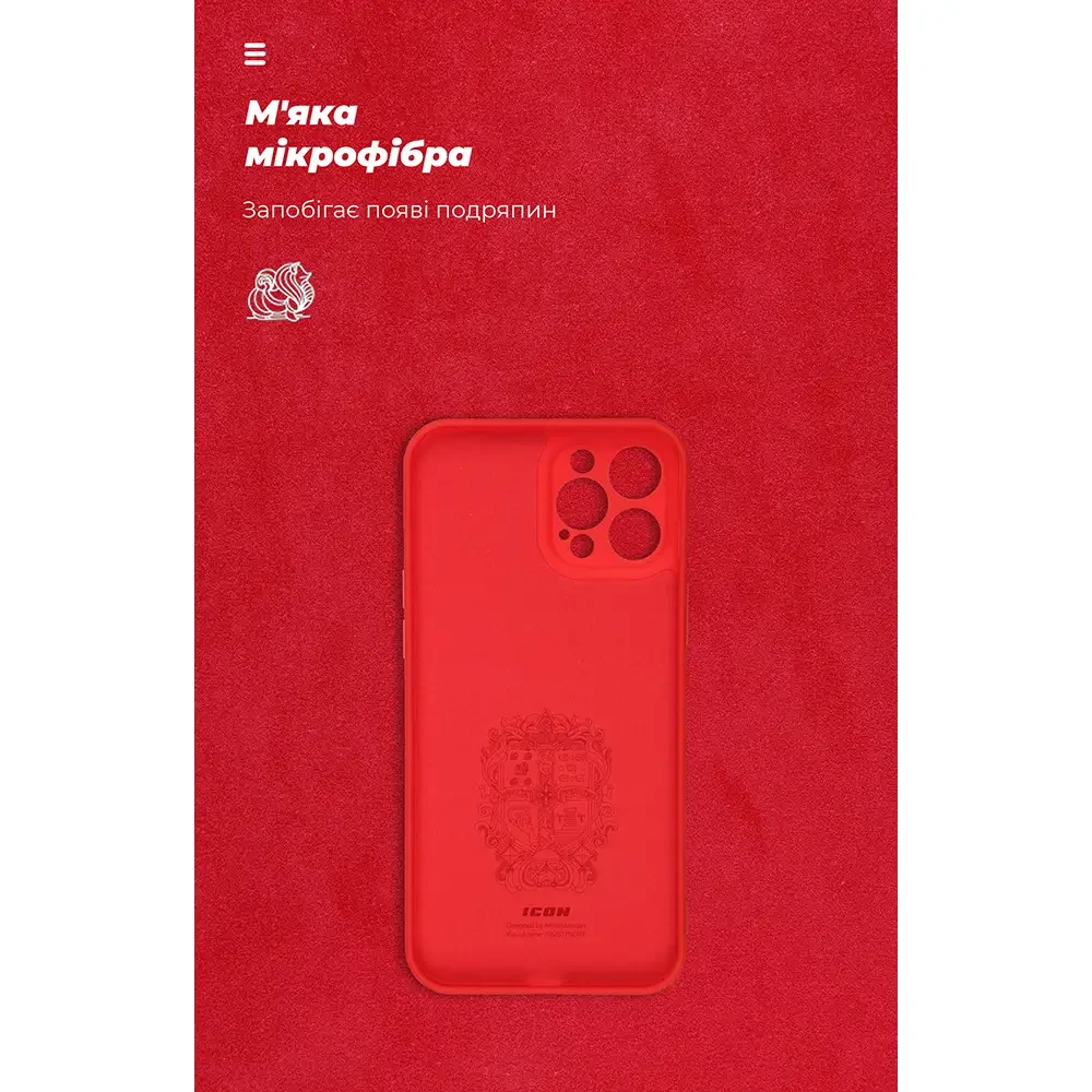 Фото Чохол ARMORSTANDART ICON Case для Xiaomi Redmi Note 13 5G Red (ARM71889)