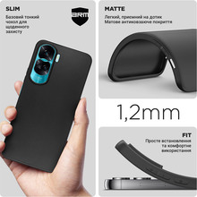 Чехол ARMORSTANDART Matte Slim Fit для Honor 90 Lite Black (ARM73691)