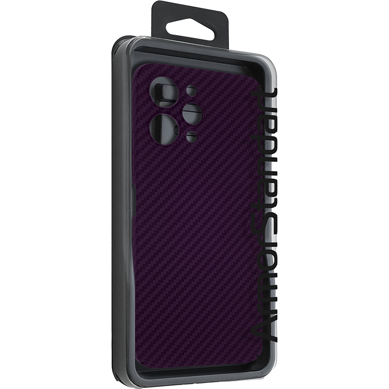 Чохол ARMORSTANDART LikeCarbon для Xiaomi Redmi 12 4G Purple (ARM71942) Тип чохол-накладка