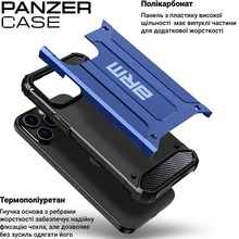 Чохол ARMORSTANDART Panzer для Samsung A05s Dark Blue (ARM73719)