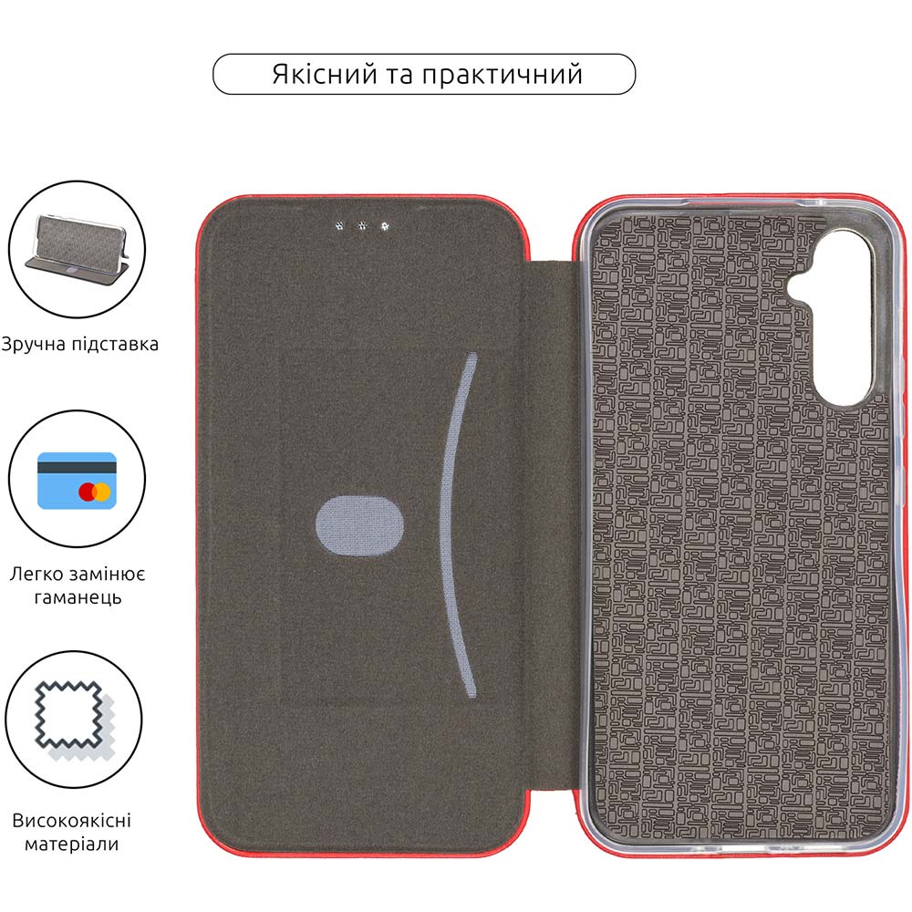 Чохол ARMORSTANDART G-Case Samsung A34 5G (A346) Red (ARM72808) Тип чохол-книжка