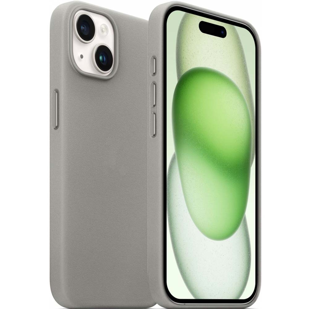 Чохол ARMORSTANDART FAKE Leather Case для Apple iPhone 15 Grey (ARM76289) Тип чохол-накладка