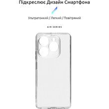 Чохол ArmorStandart Air для Tecno Spark 20 Pro (KJ6) Camera cover Clear (ARM74393)